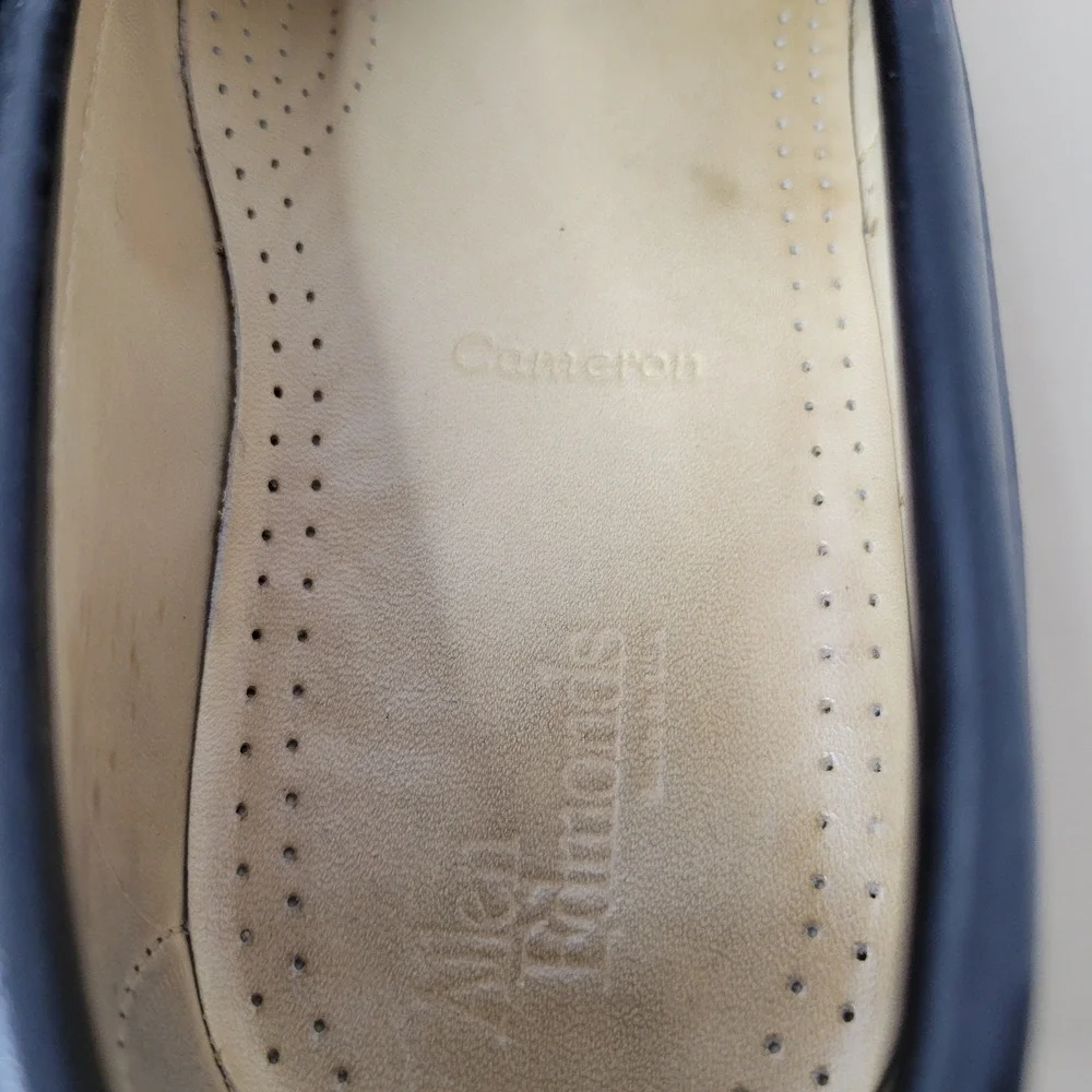 Allen Edmonds Cameron Black Leather Penny Loafers Mens 12 D 42070 Made in USA